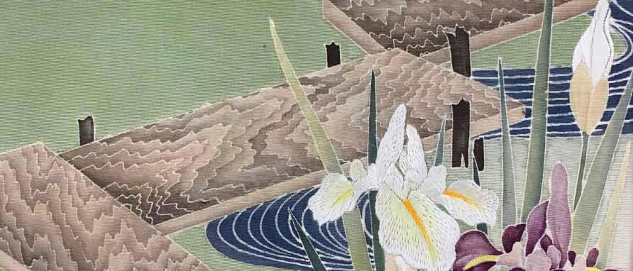 Yūzen dyeing & embroidery